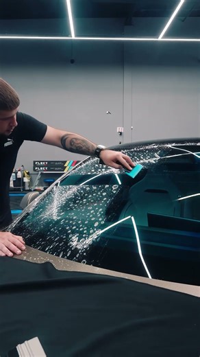 Model 3 Performance gets XPEL windshield film—rock chip defense, clear view, lasting protection.