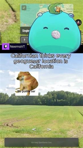 Worst Geoguessr player ever!! #vtuberclips