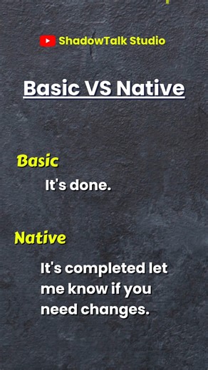 Basic vs Native Sentences | Real English Sentences ‪@ShadowTalkStudio‬