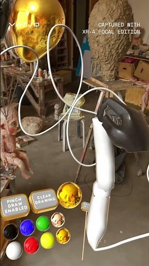 Hand tracking in a hyper-realistic VR environment