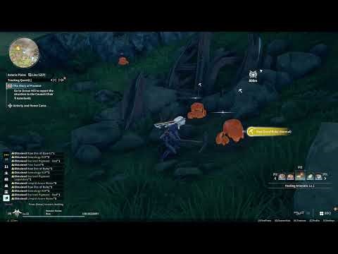 Raw Ore of Ruby & Derived Pigment - Red - Where to mine @ Asteria Plains, Blue Protocol