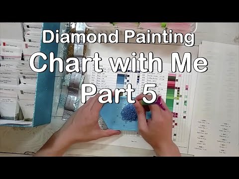 Storing 445 Color Diamond Painting Drill Pack & Completing a DMC Color Chart Part 5