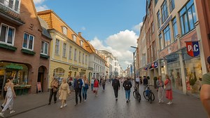 Summer Streets of Flensburg – Germany Walk