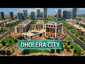 Dholera Smart City 🇮🇳 | India’s First Planned Futuristic City | HDR Cinematic View #dholera #city