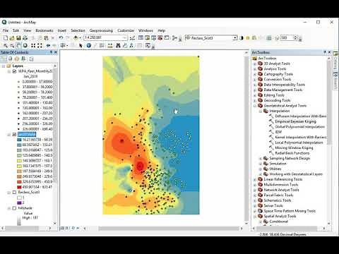 ArcGIS Tutorial Interpolation (Empirical Bayesian Kriging)