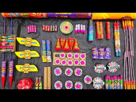 Different types of Diwali Crackers Testing | Unique Firecrackers Testing | Sky Shot Testing