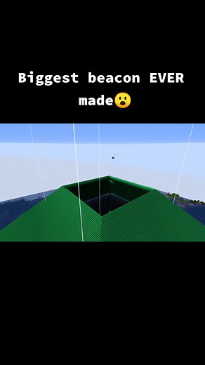 How to Build the Biggest Beacon in Minecraft
