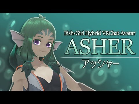 Asher Showcase - Original VRChat Avatar