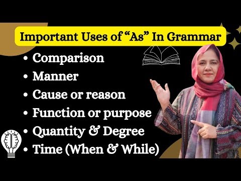 6 Important Uses of "As" in English Grammar - Concepts Of "As" in English