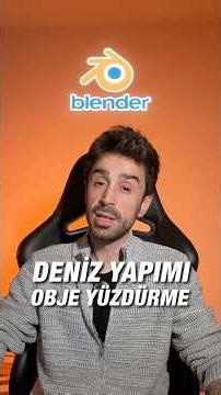 Deniz Yapımı ve Obje Yüzdürme #blender #ocean #tr