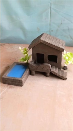 Wait for the End! The Pool is Amazing 💧 #clayhouse #mudhouse #craft