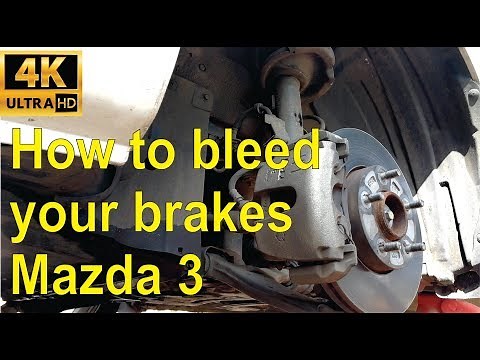 How to bleed your brakes on a Mazda 3 - step by step