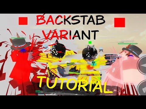 Backstab Variant Move Tutorial/Template // JJS