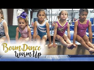 Gymnastics Beam Dance Warm Up| Sariah SGG