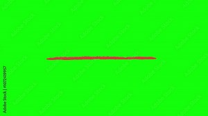 line animation. Hand drawn underline animation, isolated on transparent screen. animated brush stroke, ink splash, water splash.