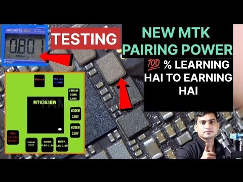 🎯🔥NEW MTK 6363BW,6368AW,MTK6319KP POWER IC TESTING 💯✅|MOTO EDGE 40 NEO DEAD SOLUTION