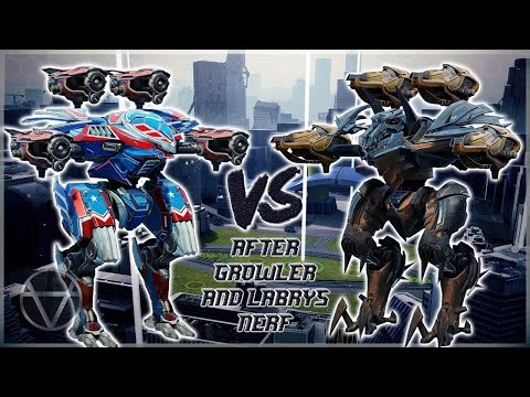 Growler VS Labrys FAFNIR – Mk3 Comparison | War Robots