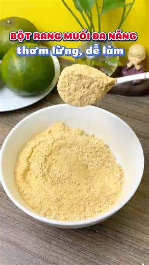 Cách làm bột rang muối siêu đơn giản tại nhà #botrangmuoi #bepnhocuayen