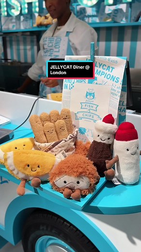 Experience Jellycat's Fish & Chips Van at Selfridges in London
