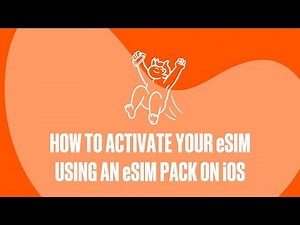 How To Activate Your eSIM Using An eSIM Pack on iOS | A Help Guide