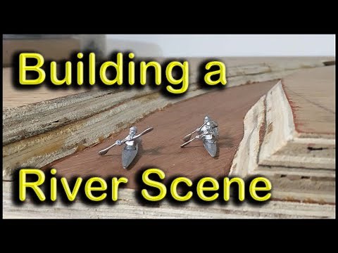 Modelling rivers first needs a riverbed at Chadwick Model railway | 90