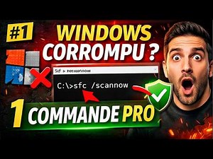 Comment réparer les fichiers système corrompus Windows (SFC /scannow)