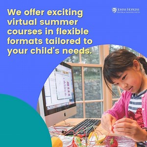10K views · 84 reactions | CTY programs are going virtual this summer with fun new online social activities for all courses. Register today! pages.cty.jhu.edu/summer2021 | Johns Hopkins Center for Talented Youth | Facebook