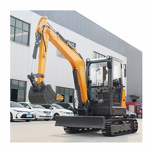 [Hot Item] Agricultural Small 1 Ton Crawler Excavator 10 Type Engineering Mini Excavator Multi-Functional Orchard Trenching Small Excavator
