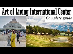 Day outing near Bangalore | Ravi Shankar ji ashram Bangalore | Art of living Bangalore ashram
