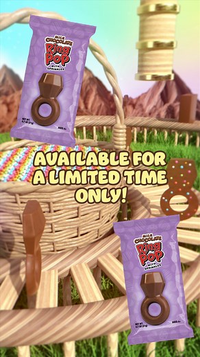 119K views · 591 reactions | The wait is finally over! Introducing Milk Chocolate Ring Pop! ✨ Everyone's favorite iconic candy ring in chocolate form! This wearable milk chocolate ring filled with rainbow sprinkles is available at select Walmart stores for a limited time only!  #RingPop #Chocolate #ChocolateRingPop | Ring Pop | Facebook