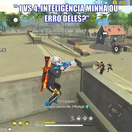 1 vs 4 #freefire #principedosmartgaga #smartgagaemulador #freefirebrasil #garenafreefire #highlights