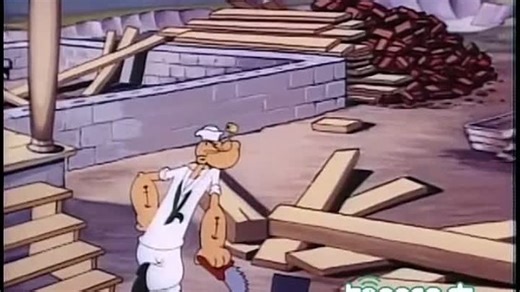 Popeye House Tricks 1946 TV Show Tooncast