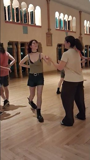 It's ragtime music but don't rag on these contra dancers! Some are dancing for the first time!