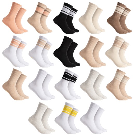 18-Pack: Circus Ny by Sam Edelman Crew Socks