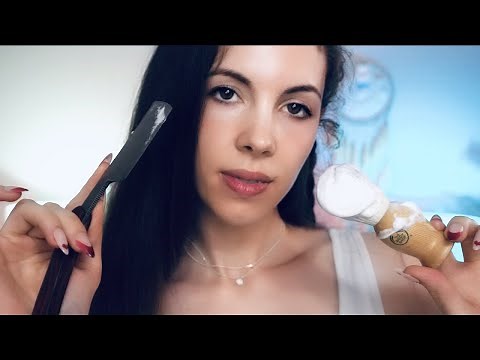 ASMR Shaving Your Beard (1hr, Super Relaxing for Sleep/Studying/work)