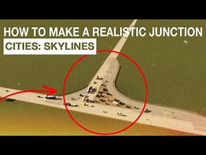 HOW TO MAKE A REALISTIC JUNCTION - Cities: Skylines |Tutorial|