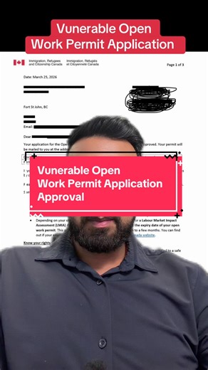 Vunerable Open Work Permit Application #goldwoodimmigration #vijayarora #immigration #punjabitiktok #ircc
