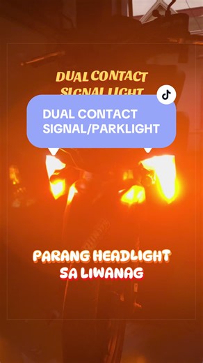 Dual Contact Signal Lights for Motorcycles