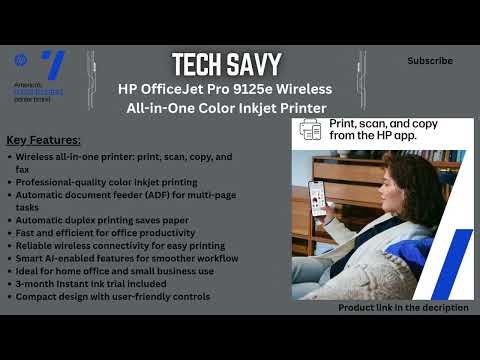 HP OfficeJet Pro 9125e Review | Best Wireless All-in-One Office Printer
