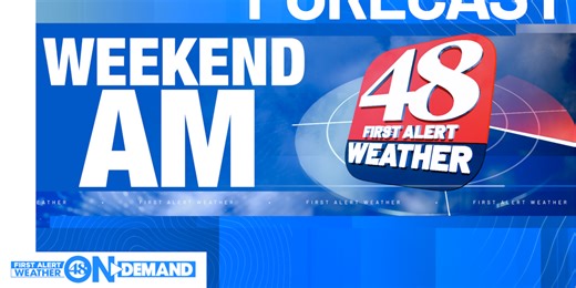 Sunday morning's weather forecast