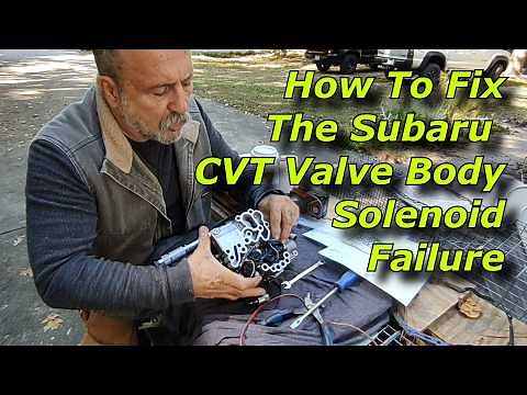 How To Fix Subaru P2764 P2763 Codes - Subaru TR580 Transmission Valve Body Solenoid