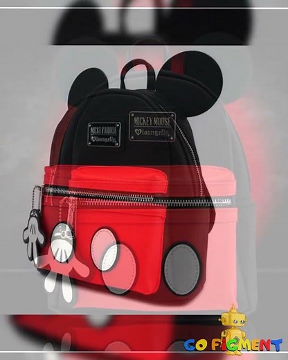Disney Mickey Mouse Suit Mini Backpack Loungefly Mickey Mouse Backpacks