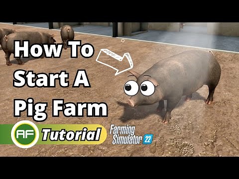 How To Start A Pig Farm In Farming Simulator 22