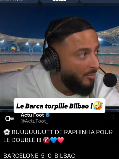 Le Barca torpille Bilbao !🤣 @L’immigré parisien #footballtiktok #immigreparisien #barca #bilbao #pourtoi