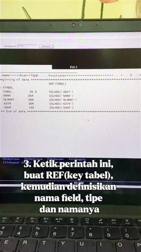 Begini cara mudah membuat tabel untuk menyimpan data pada IBM AS400. pasti bisa yuk