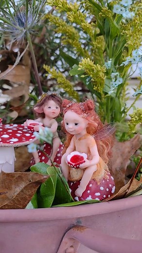 Enchanting Fairy Tea Party Dolls | Polymer Clay Art | Bonnie Gallery