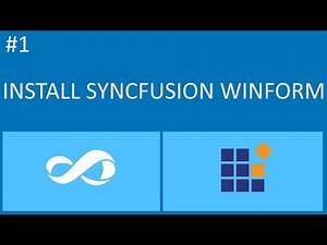 Syncfusion Tutorial #1 - How To Install Syncfusion Component Visual Studio