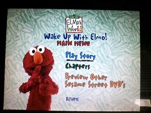 Elmo's World: Wake Up With Elmo! DVD Walkthrough 2002