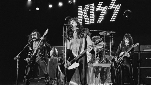 Watch Kiss at their explosive, raucous best in this clip from a 1975 Alive! show