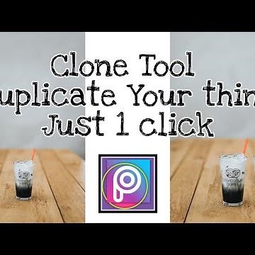 How to use of clone tool - PicsArt #Remove #or duplicate anything in background | Graphic Designer